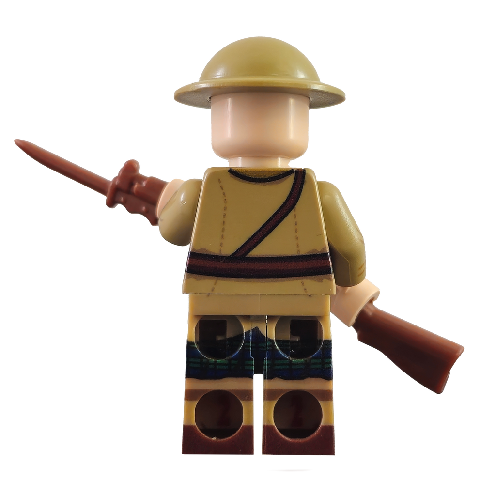 Scots Plastic WW1 Minifigure – British Infantry Soldier